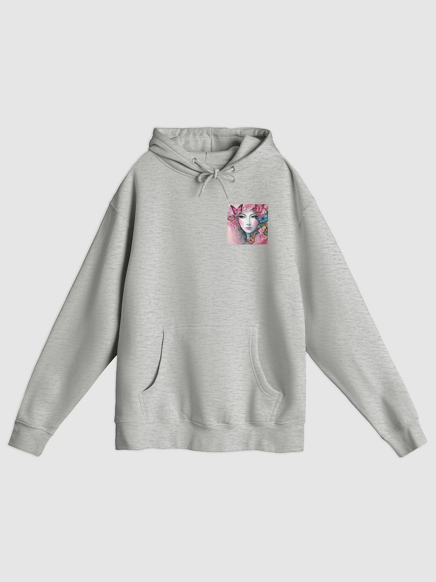 Woman With Pink Butterflies Hoddie product image (1)