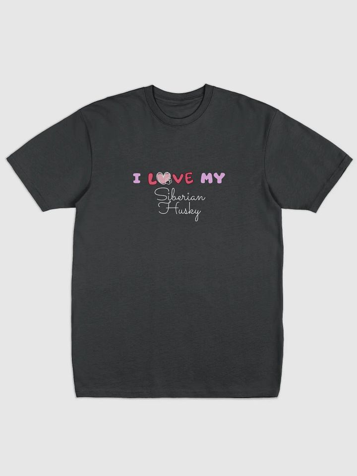 Pawsitively Love Siberian Husky Tee product image (1)