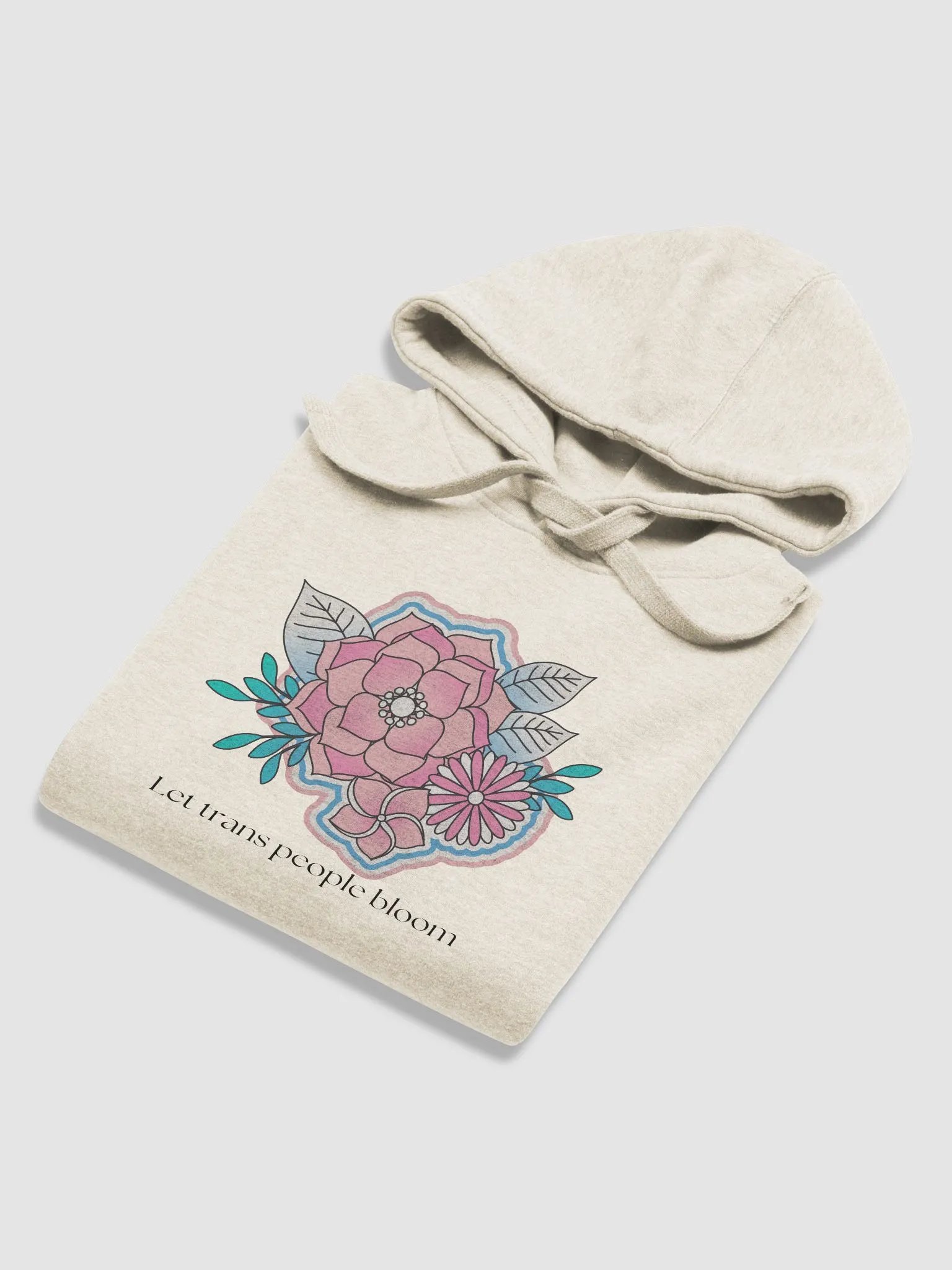 Let Trans People Bloom hoodie product image (6)
