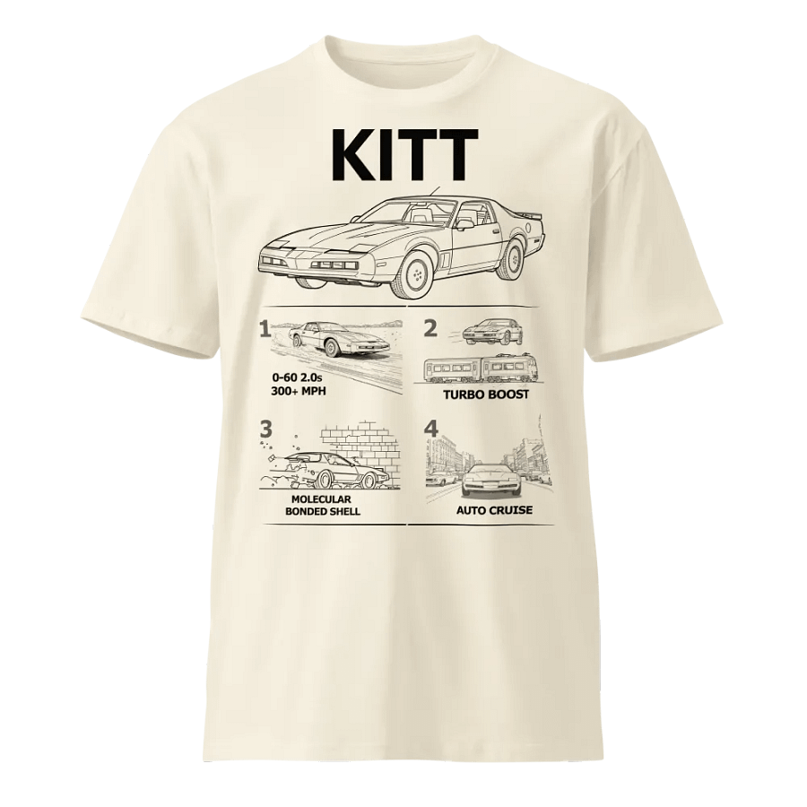 KITT Features T-Shirt (light colors) product image (1)