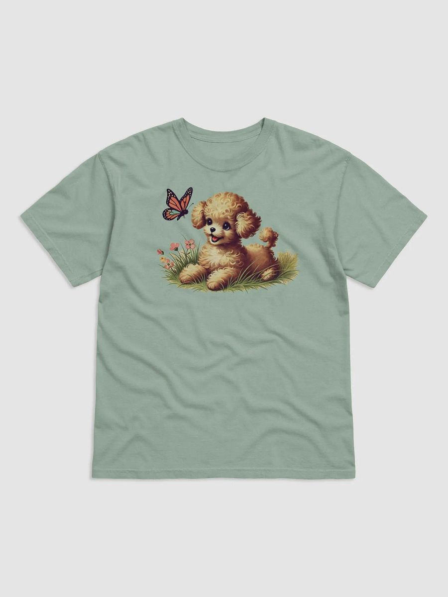 Poodle Puppy Butterfly Comfort Colors T-Shirt product image (1)