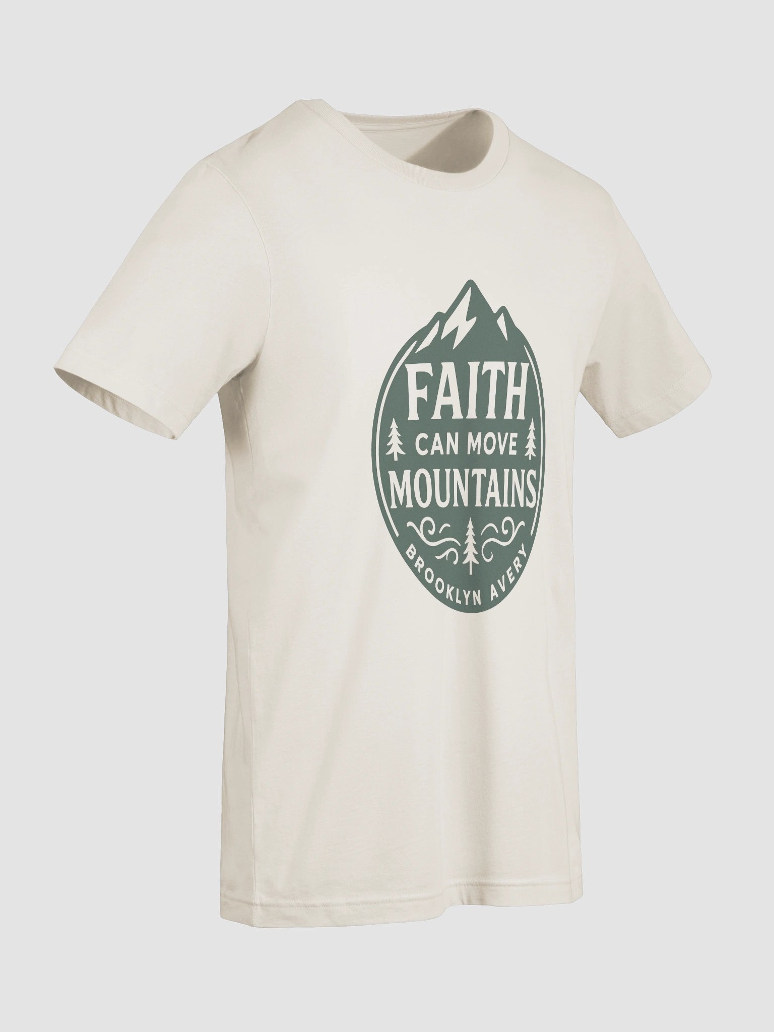 Faith Can Move Mountains Emblem T-Shirt product image (9)