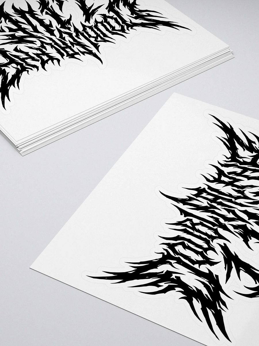 Metal Sticker - Black product image (4)