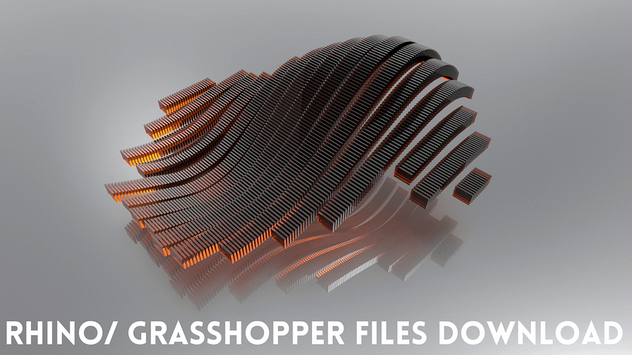 Parametric Brick Facade Design Grasshopper Rhino Files Download product image (1)
