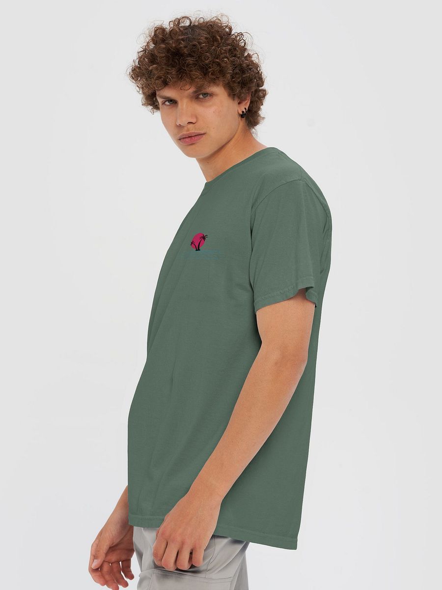 Retro-Futuristic Palm Grid T-Shirt product image (53)