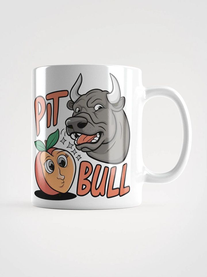Pit Bull: Peach Pit and Bull Ceramic Mug Design product image (1)