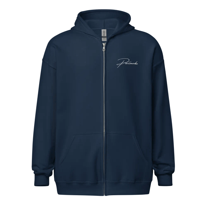 PANÍ MRDU Zip Up Hoodie in Navy product image (2)