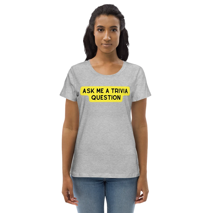 Trivia Question Fitted T-Shirt product image (7)