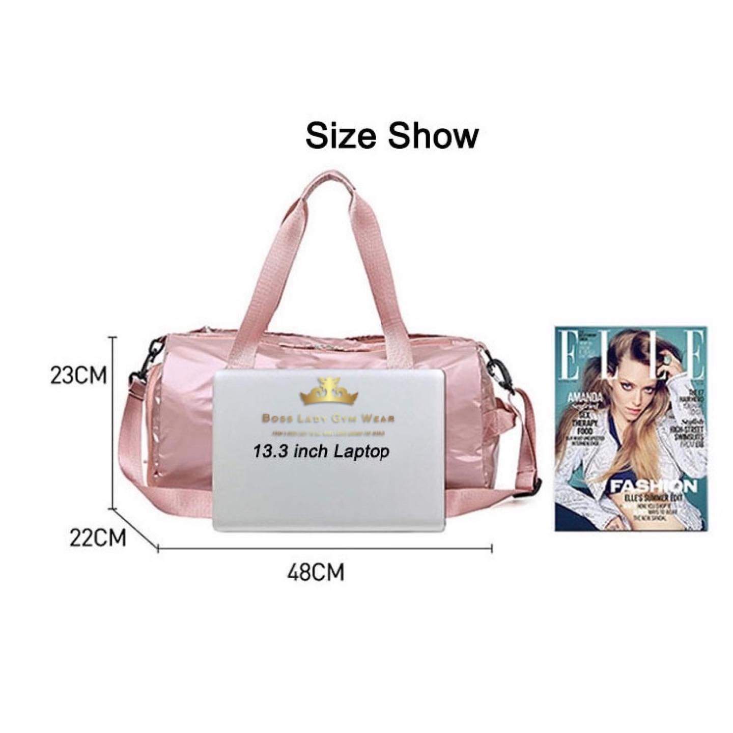 Gym Duffel Bag Waterproof Fitness Leisure Travel Bag product image (2)