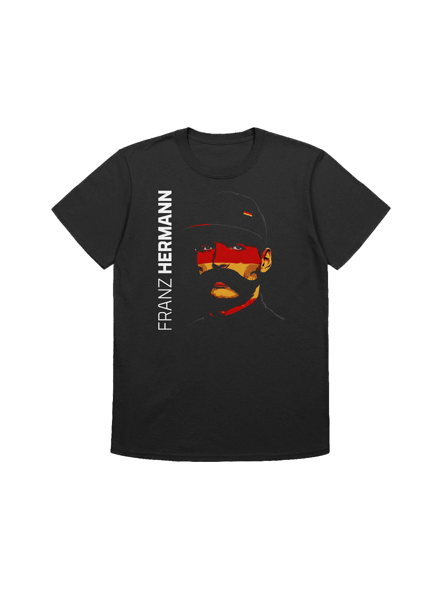 Franz Hermann F1 German Colors Mustache T-Shirt product image (1)