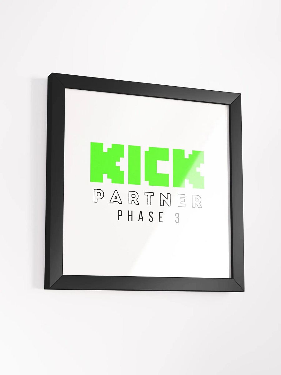Framed Phase 3 Sign product image (3)