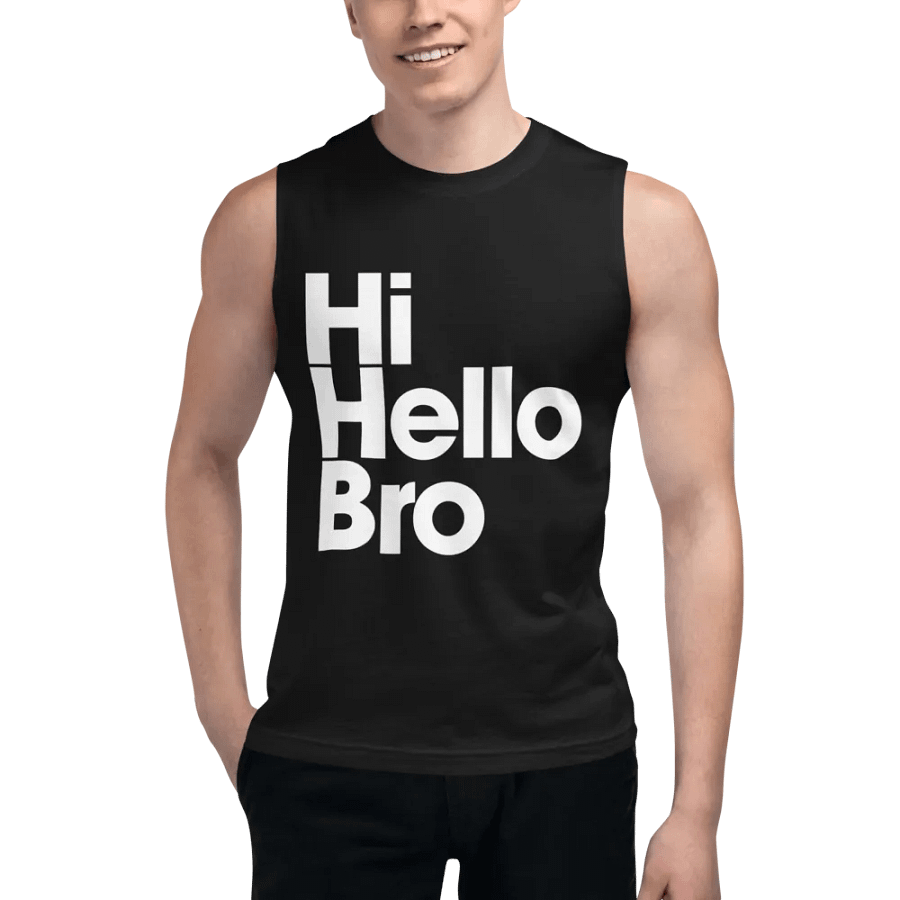 HiHelloBro Muscle Tank product image (4)