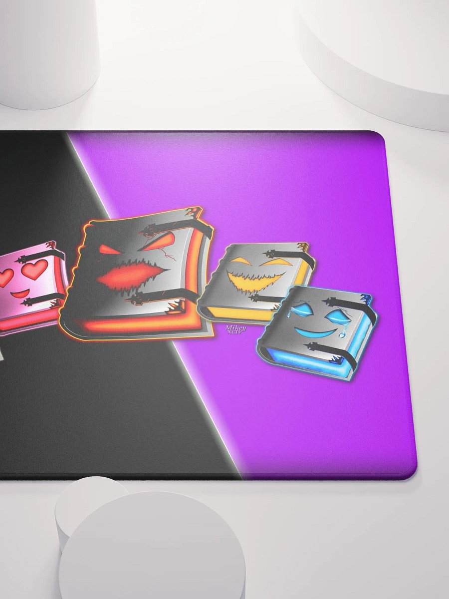 Emotionally Booked Grimoire Characters - MikeyXCIV - Mouse Pad - 18″×16″, 36″×18″ product image (5)