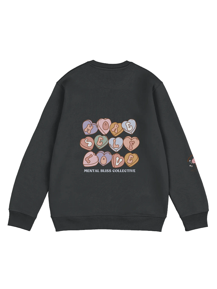 "More Self Love" Eco Sweatshirt - A Reminder to Embrace Yourself Crewneck product image (2)