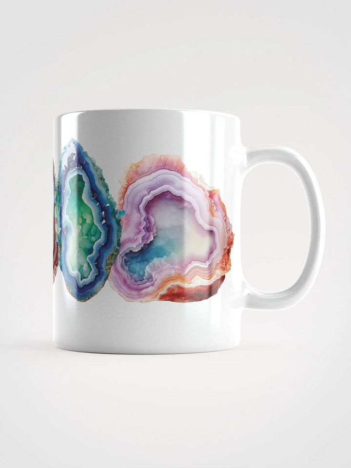 Agates Geode White Glossy Mug product image (1)