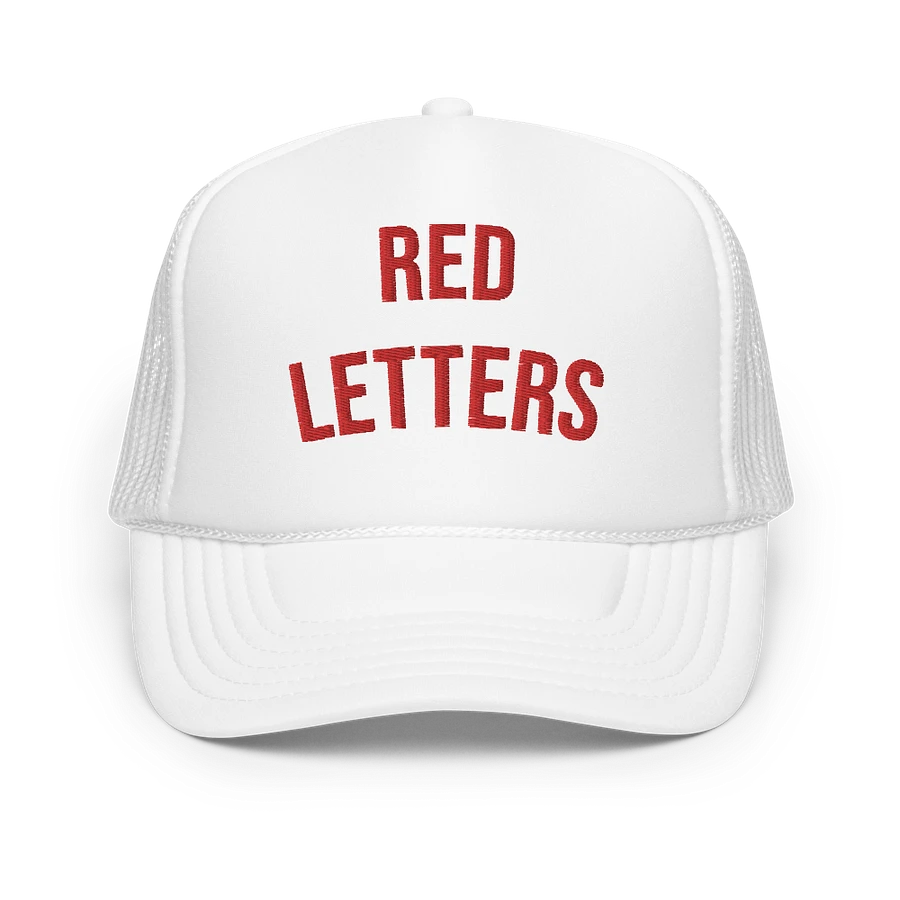 Red Letters White Hat product image (1)