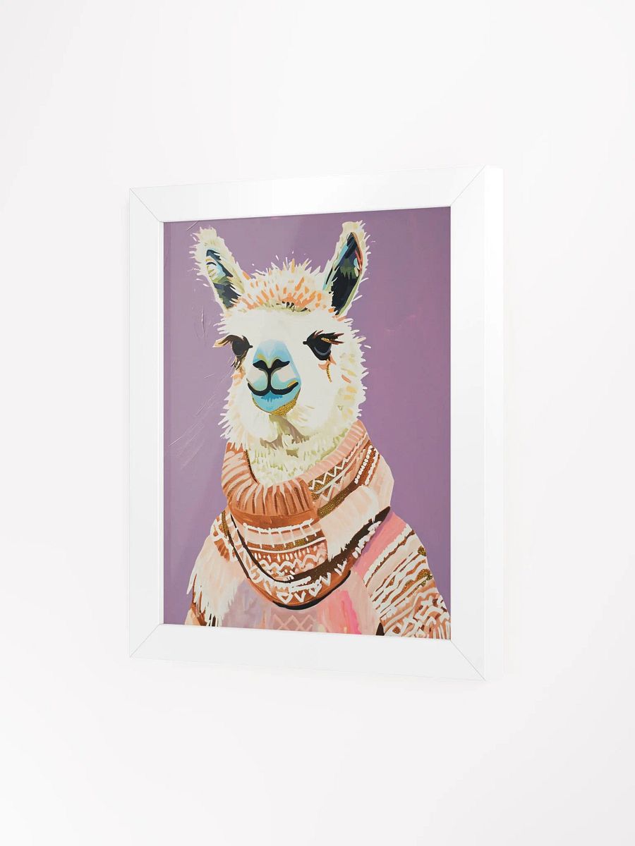 Sweater Llama Framed Poster product image (3)