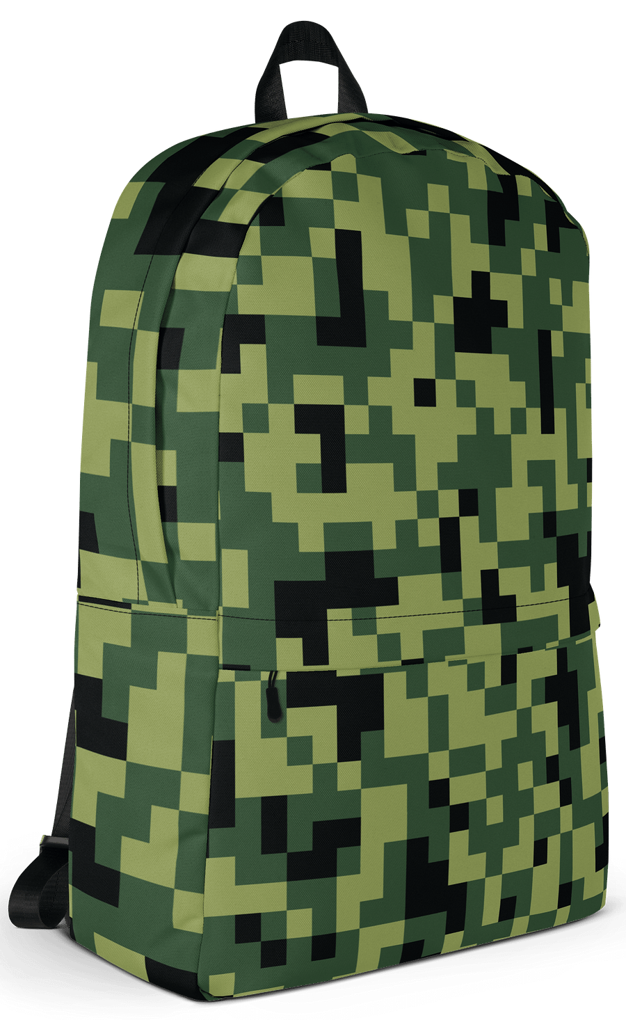 Military Green Camouflage Pixels Camo Pattern Backpack product image (5)