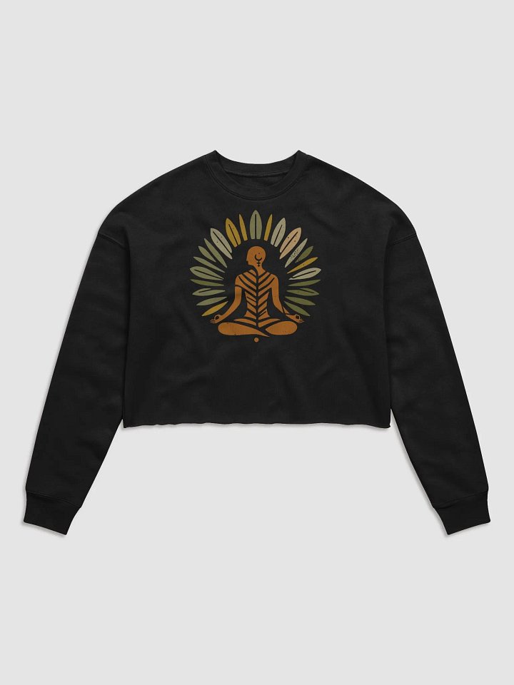 Zen Leaf Meditation Crop | Ancient Wisdom Meets Boho Style product image (1)