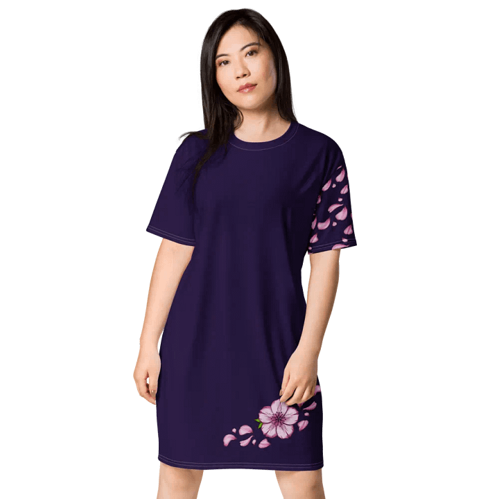 "Blossomz After Midnight" T-Shirt Dress product image (1)