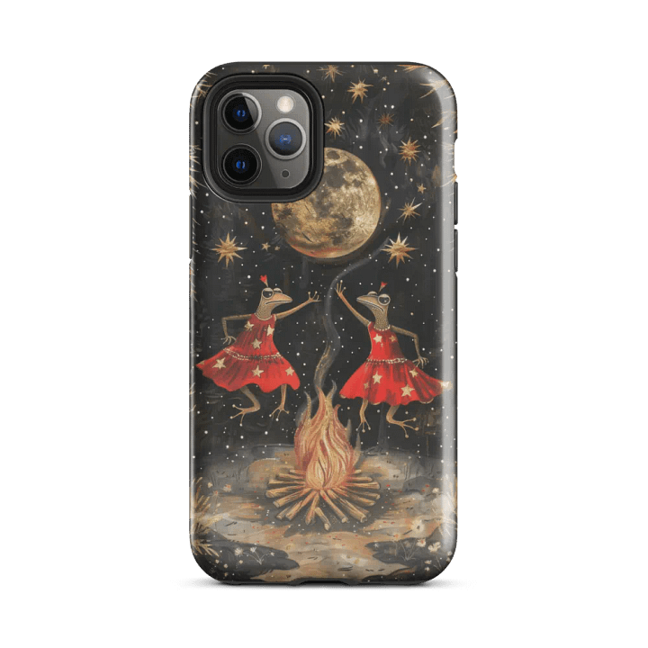 Dancing Frogs Under the Moonlight - Tough Phone Case product image (2)