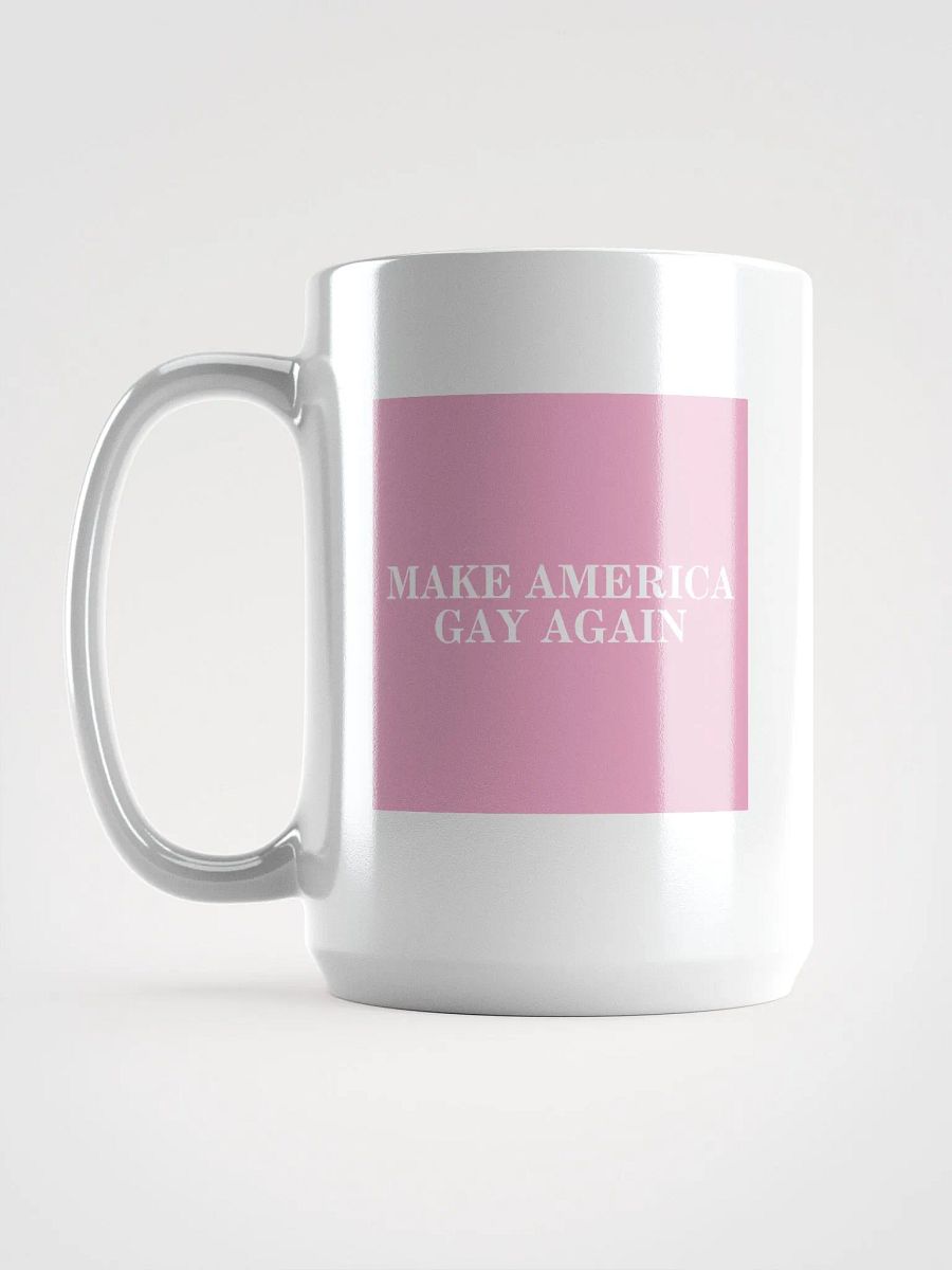 MAKE AMERICA ✨GAY✨ AGAIN MUG (PINK) product image (3)