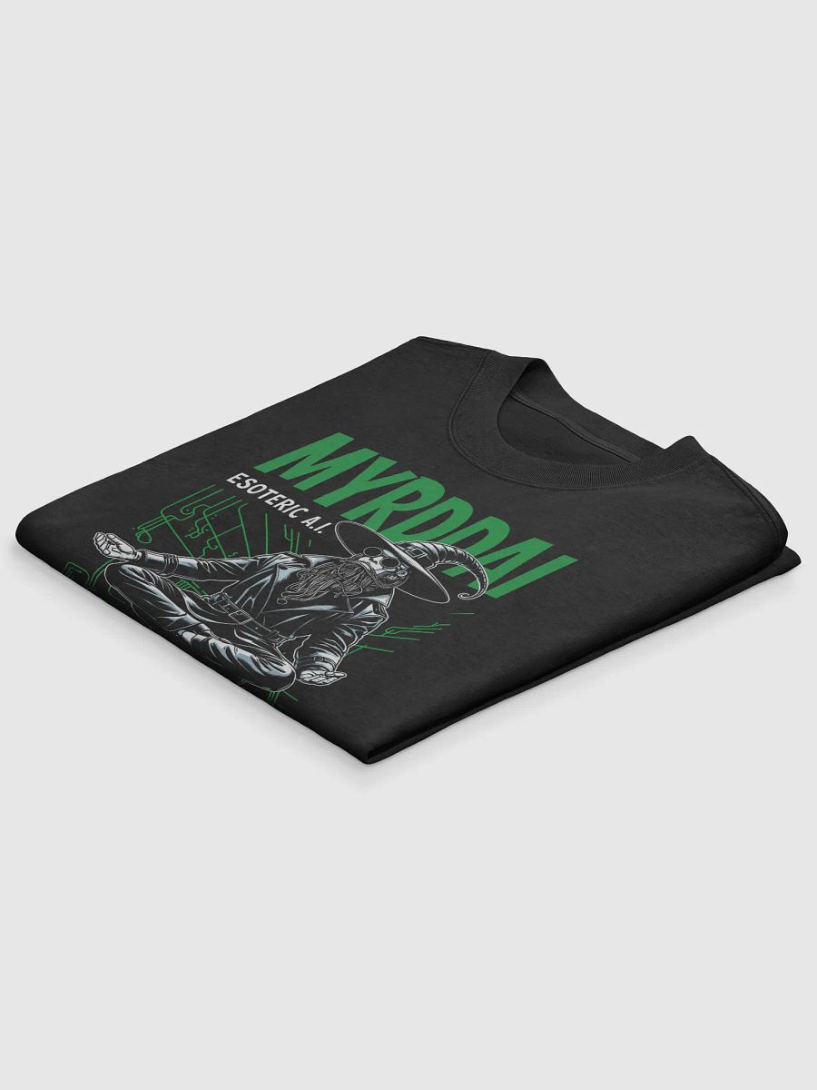 MYRDDAI: 90s Retro Cyberpunk Style with Back Logo - Oversized Faded T-Shirt product image (4)