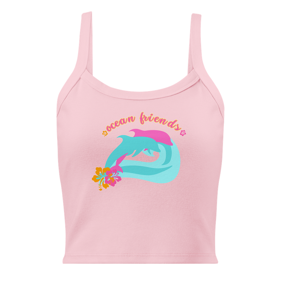 Ocean Friends Tank in Pink product image (1)