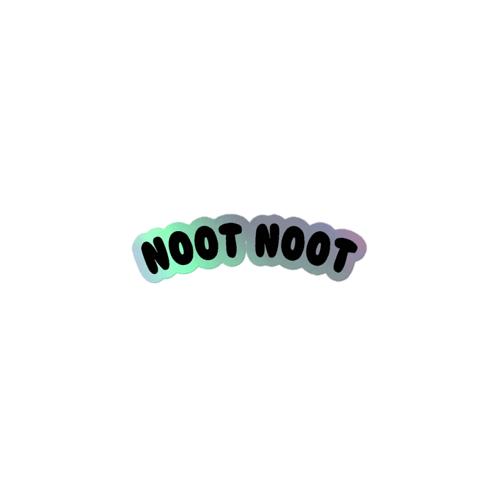 Noot-Noot holographic sticker product image (1)