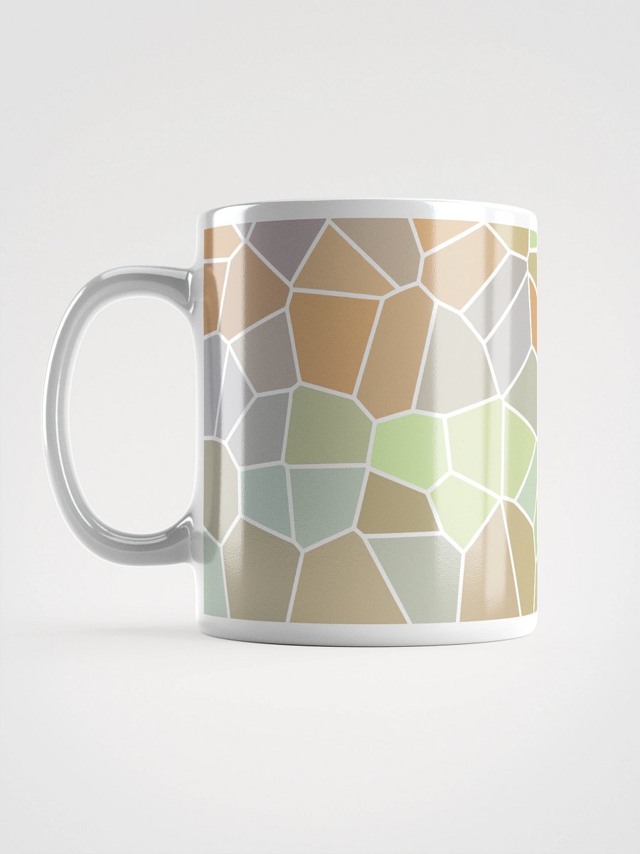 Mug Blanc Mozaïque Nube - Design Géométrique Rétro Chic - Cadeau Déco product image (6)