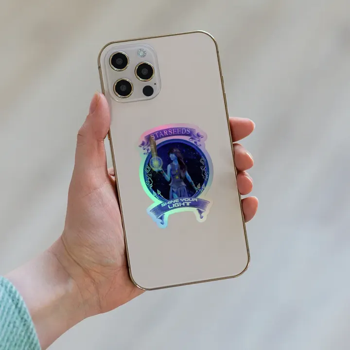 Starseeds SHINE YOUR LIGHT Holographic Kiss-Cut Sticker product image (1)