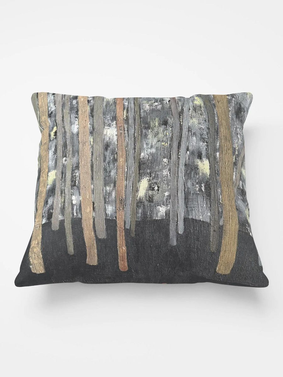 Square Black-Brown Trees Pillow product image (3)