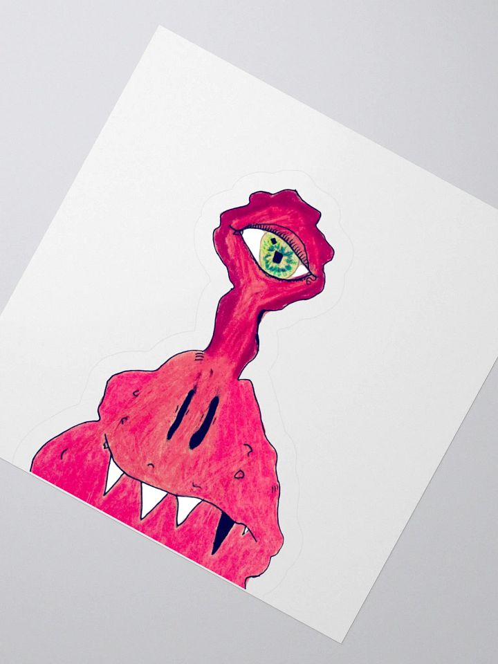 Cyclops Cutie (Probably Not a Threat) Stickers product image (2)