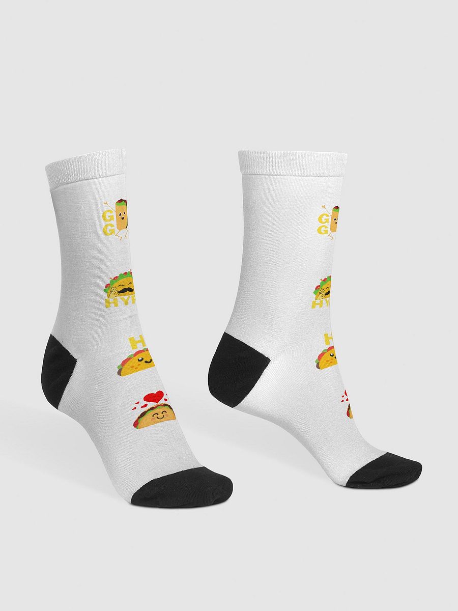Paco's Tacos Crew Socks product image (3)