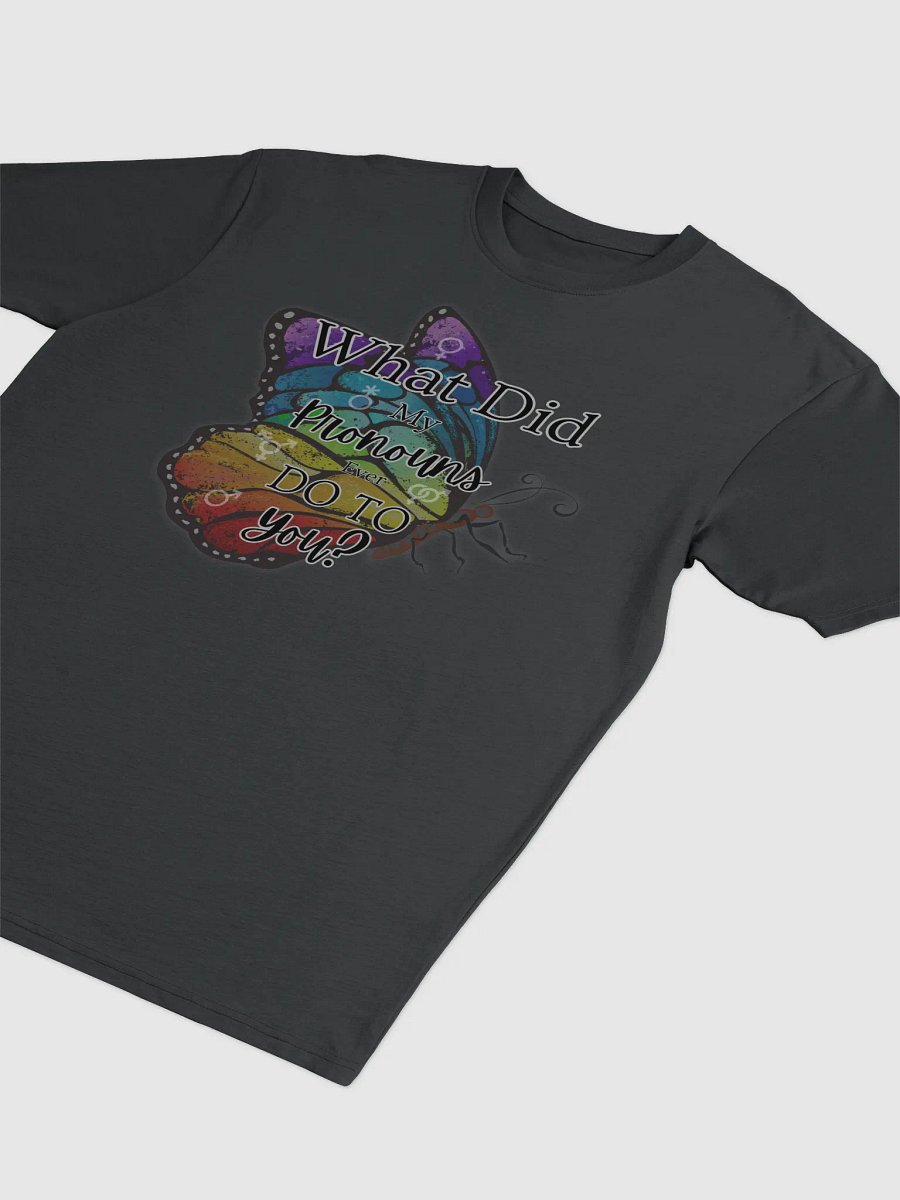 Pronoun Pride Butterfly Tee product image (3)