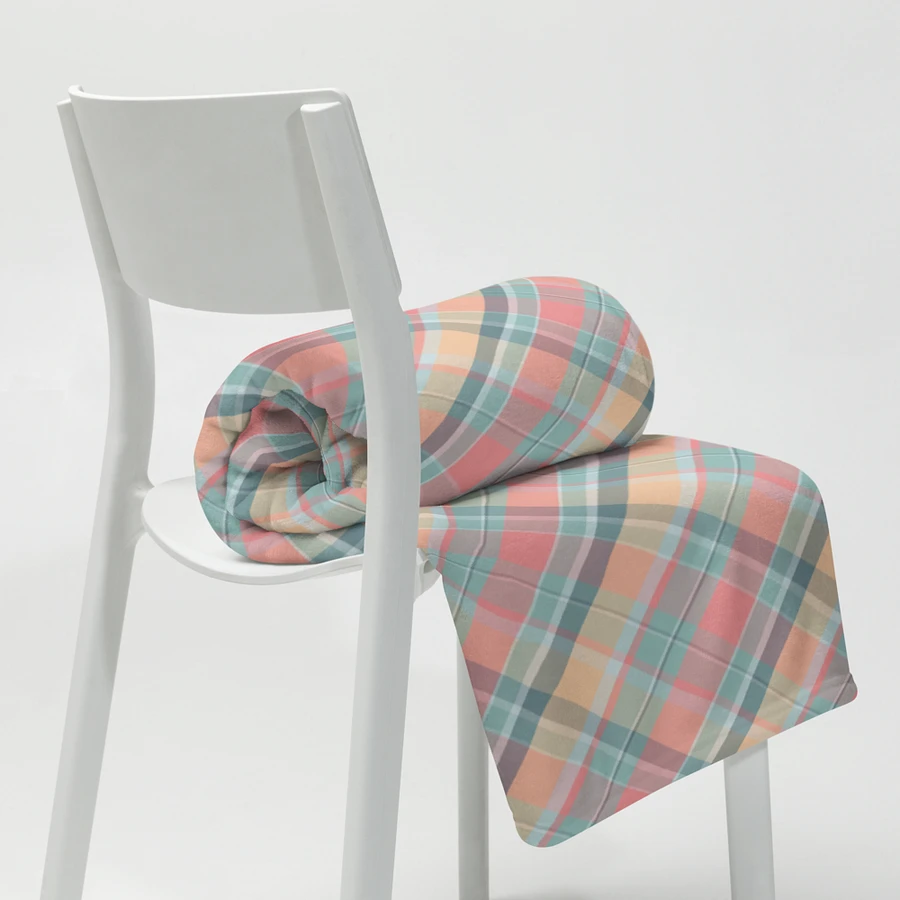 Summer Plaid Throw Blanket product image (7)