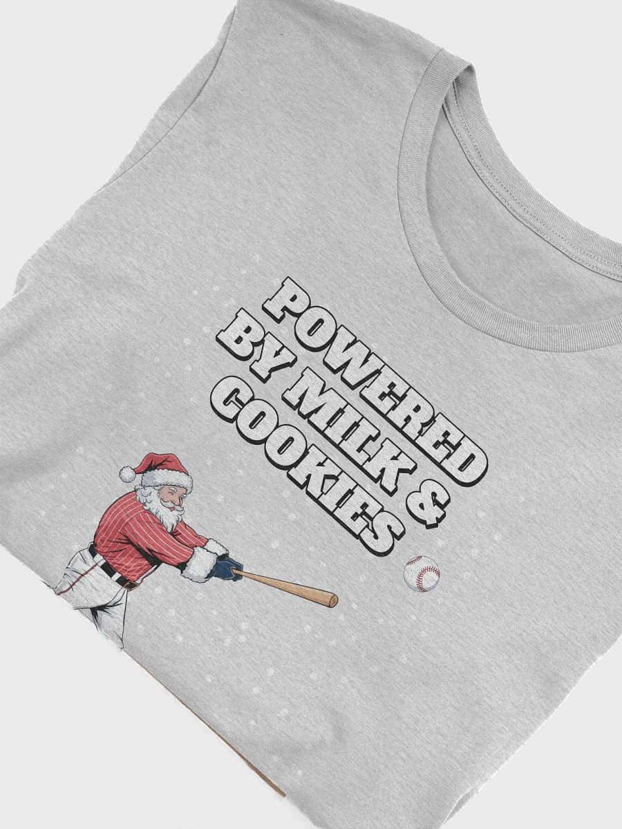Powered By Milk And Cookies - Baseball T-shirt product image (27)