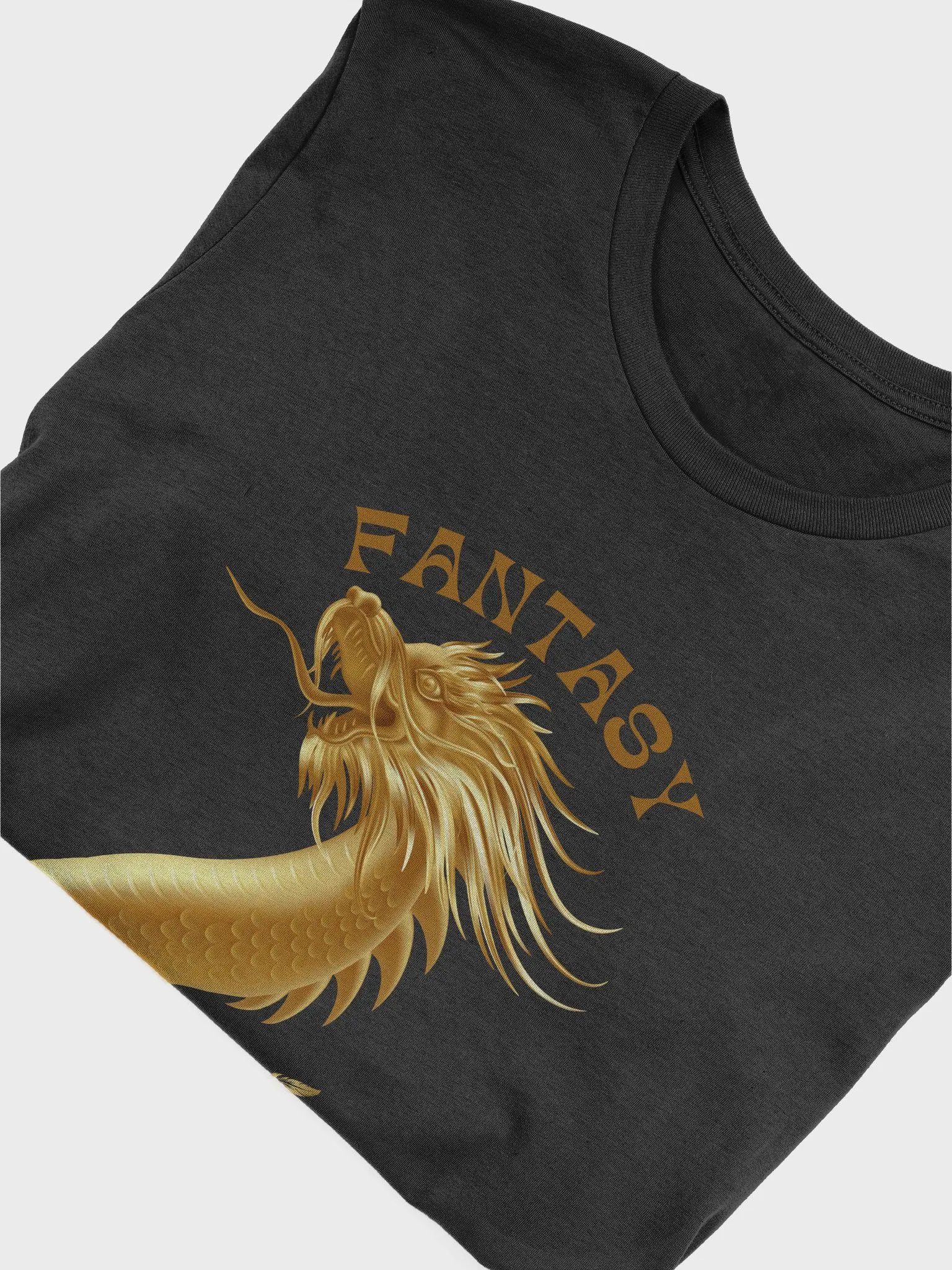 Fantasy Writer Dragon t-shirt - Black/Gold product image (5)