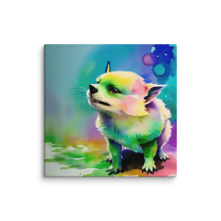 Cute Dog Digital Painting - v15 product image (1)