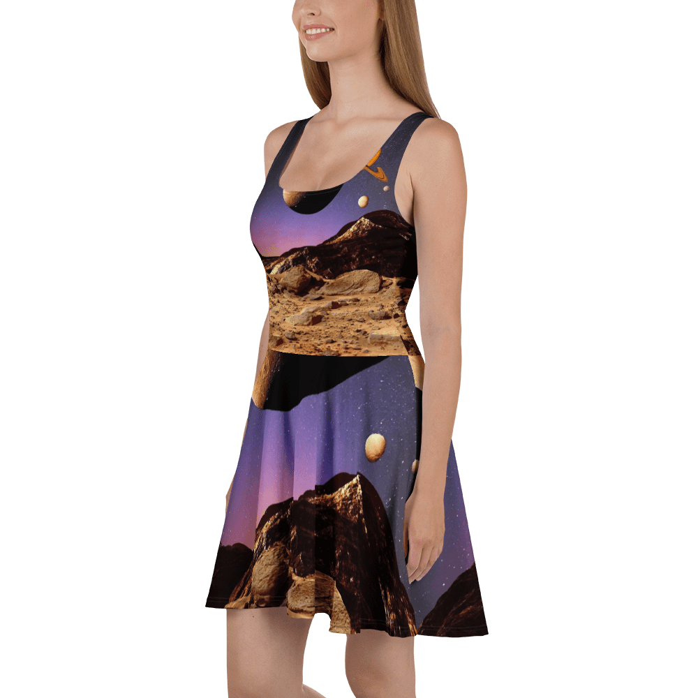 'Floating' Vibrant Melodies Skater Dress product image (1)