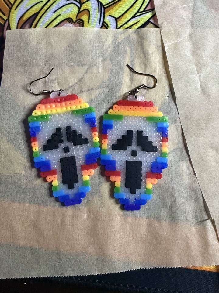 Perler earrings product image (2)