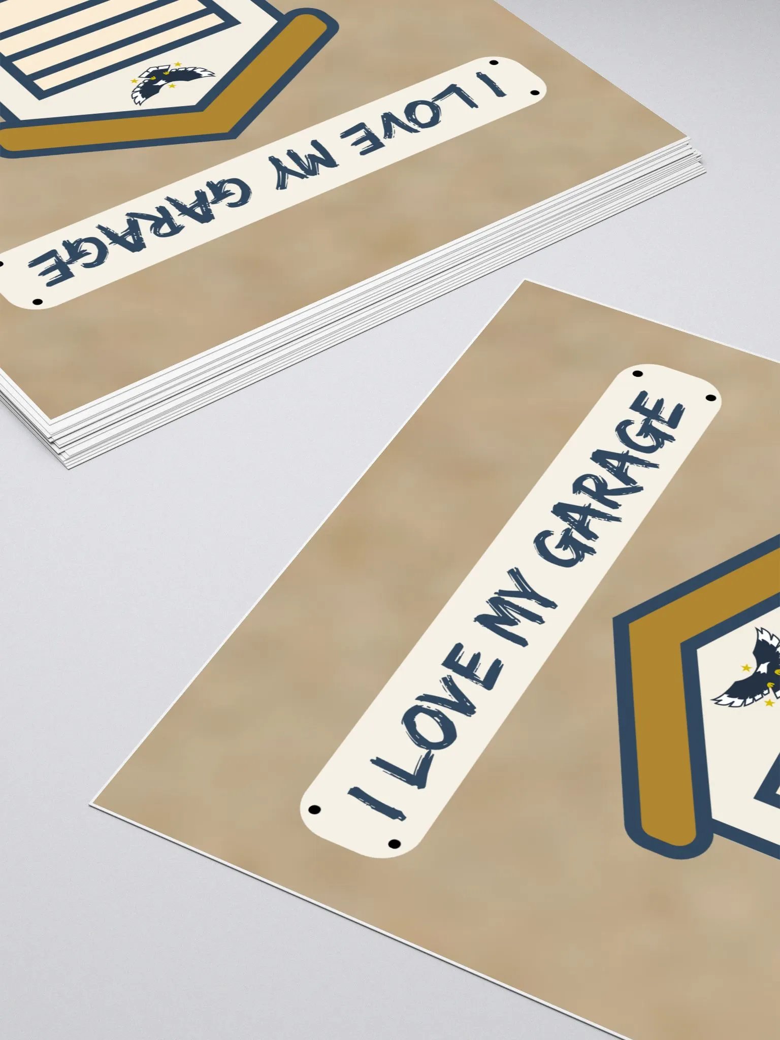 I Love My Garage - sticker - oak product image (4)