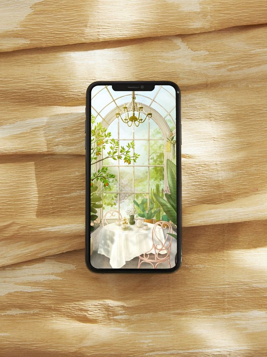 Afternoon Tea in the Conservatory Wallpaper and Animated Screensaver product image (3)