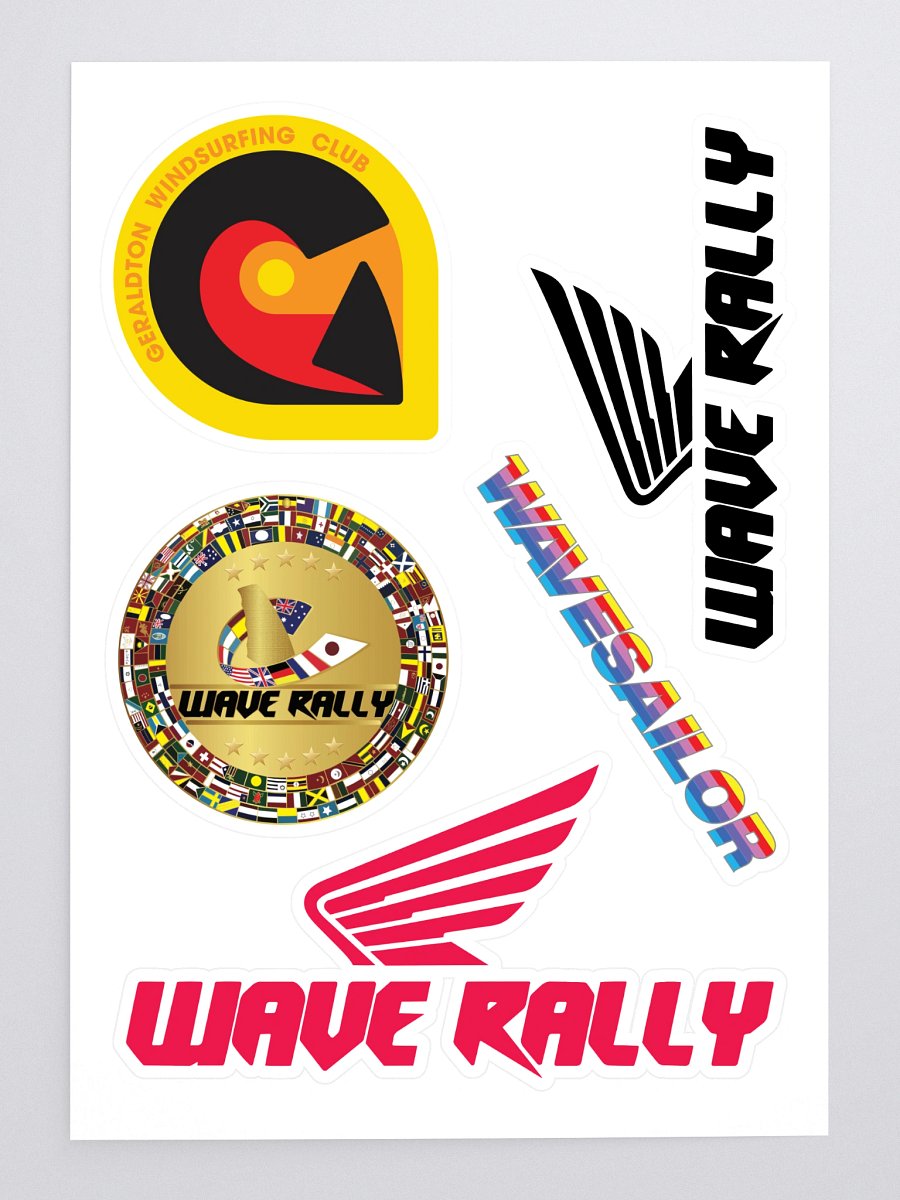 WAVE RALLY STICKER SET product image (3)