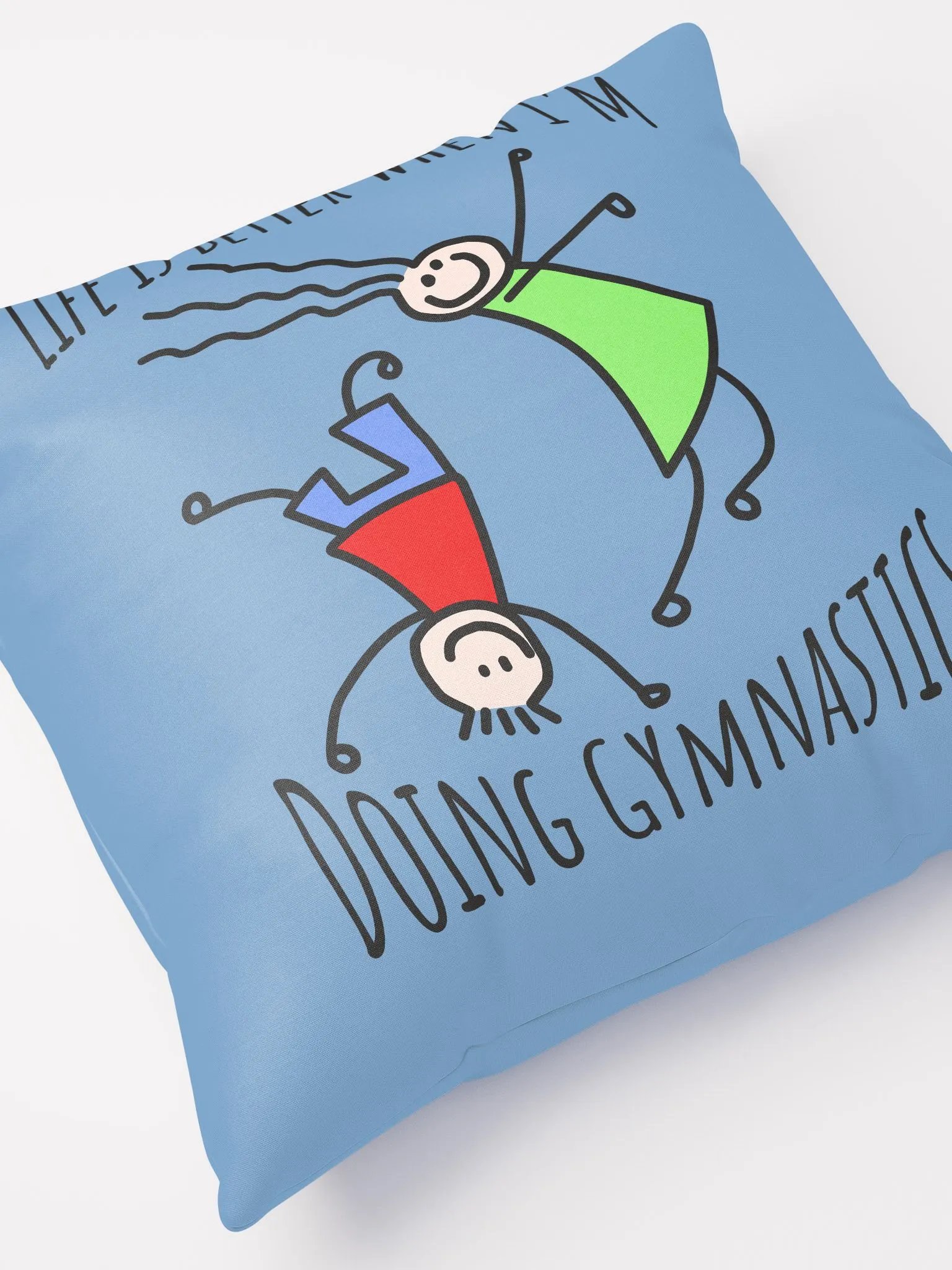 Whimsical Life is Better When I'm Doing Gymnastics Pillow product image (5)