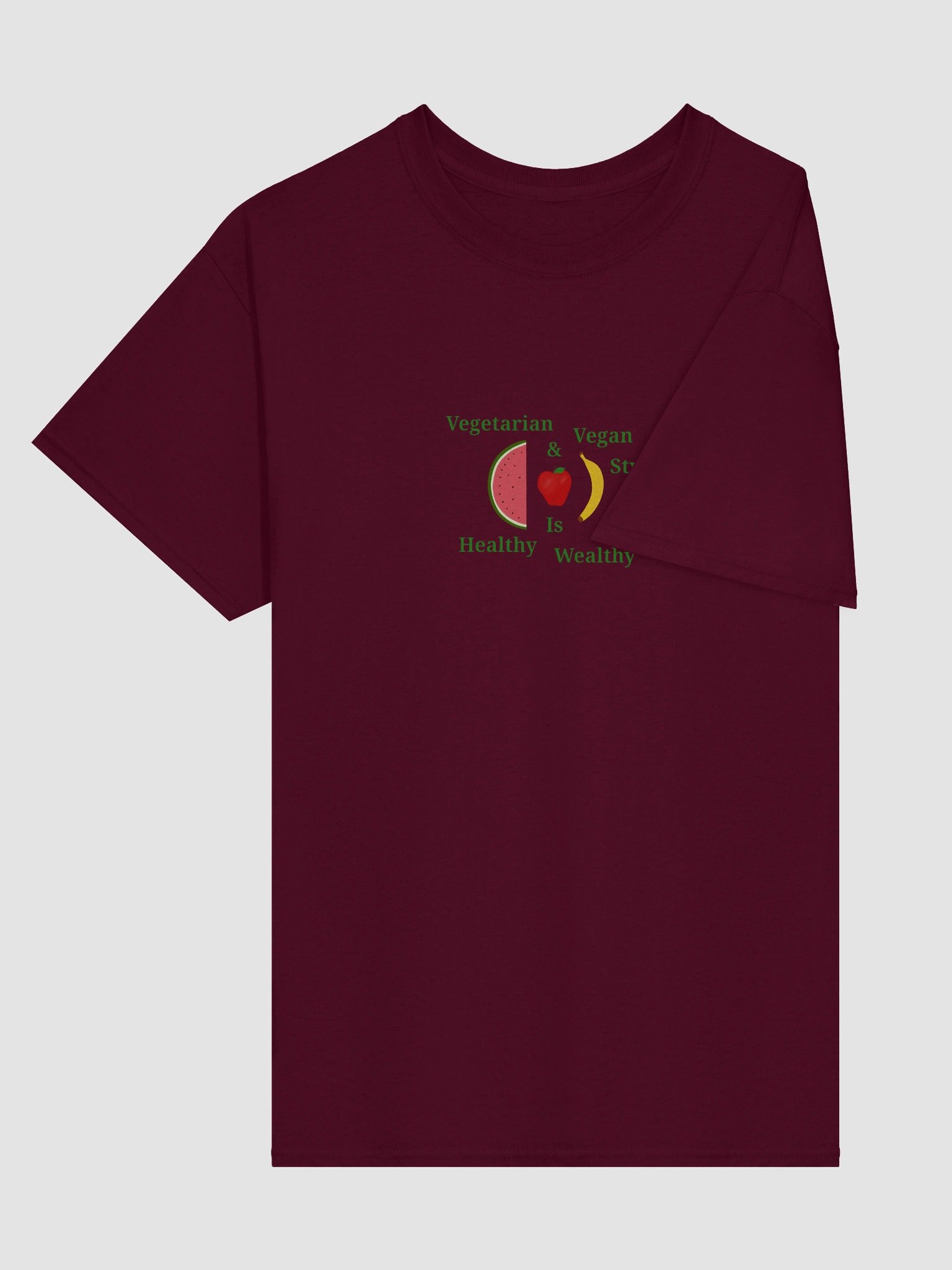Healthy Wealthy Vegetarian T-Shirt product image (3)