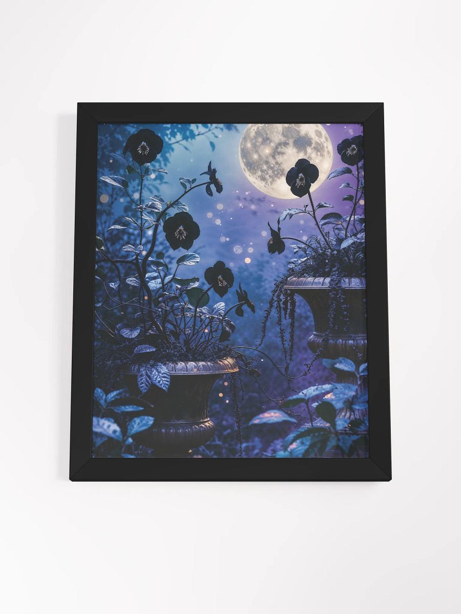 Lunar Garden Nocturne Framed Print product image (23)