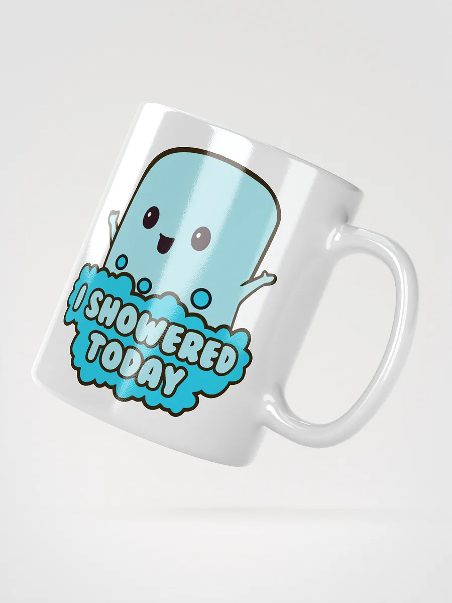 💙 I Showered Today β Cozy Little Victory Mug product image (2)