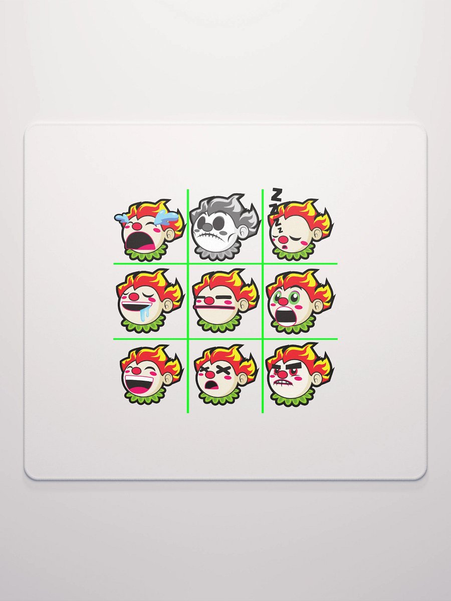 Faces of Crab Clown Gaming Mouse Pad product image (2)