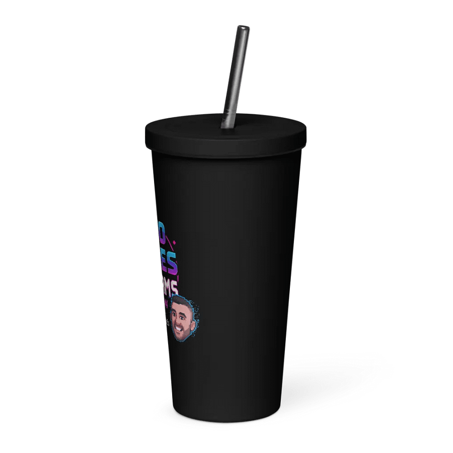 Who Dares Streams Tumbler with Straw product image (5)